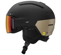 Salomon - Driver Prime Sigma Photo Mips Black Light Bronze Poppy Red - L - Helmet w/ visor