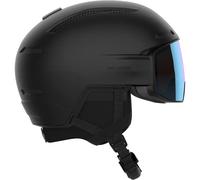 Salomon - Driver Prime Sigma Photo Mips Black Sky Blue - M - Helmet w/ visor
