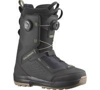 Salomon Snowboard - Men's Snowboard boots - Echo Dual Boa Black/Deep Lichen Green for Men in Wool - Size 26 Black 26