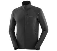 Salomon Essential Lightwarm Full Zip Fleece Pure Black - XXL