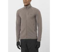 Salomon Essential Lightwarm Full Zip fleece cacao brown - XL