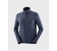 Salomon Essential Lightwarm Full Zip Fleece Midnight Blue - XXL