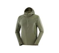 Salomon - Warm and lightweight technical fleece - Sntial Lightwarm HD M Grape Leaf for Men - Size M - Khaki Khaki M