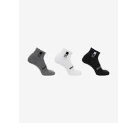 Salomon Everyday Ankle 3-Pack Socks Dark Grey White Black - L