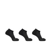 Salomon Everyday Low 3-Pack Socks, Classic Cotton-Blend Comfort, Invisible Super Low Cuff, Natural Sensitive Fit for Daily Wear