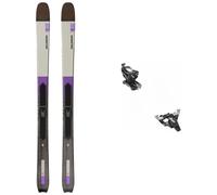 Salomon - Freerando bindings - Pack Mtn 96 Carbon 2026 for Men - Purple Purple 166 cm.174 cm.182 cm