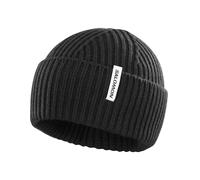 Salomon - Freeride Beanie - Snowbird Beanie U Deep Black in Wool Black one size