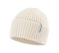 Salomon - Freeride hat - Snowbird Beanie Whisper White in Wool - Beige Beige one size