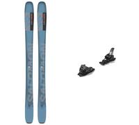 Salomon - Freetouring ski bindings - Downhill ski set Qst 92 Copen Blue/Yellow 2024 for Men Blue 152 cm