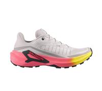 Salomon Genesis 2 Men's Trail Running Shoes | UK 7 in Grey Violet/Safety Yellow/Neon Flame