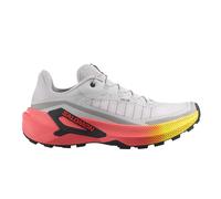 Salomon Genesis 2 Women's Trail Running Shoes | UK 8.5 in Grey Violet/Safety Yellow/Neon Flame