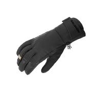 Salomon - GORE-TEX g-loves - Qst GTX Gloves U Deep Black in Softshell - Size M Black M