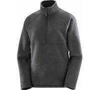 Salomon - Half-zip fleece - Chroma Fleece HZ W Deep Black for Women in Recycled Polyester - Size L Black
