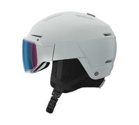 Salomon - Helmet with photochromic visor - Osmo Pro Sigmaphoto Ice Flow for Men - Size 53-56 cm - White White 53-56 cm