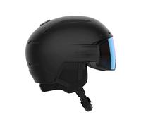 Salomon - Helmet with photochromic visor/peak - Driver Prime Sigma Photo Mips Black for Men in Wool - Size 53-56 cm Black 53-56 cm