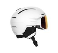 Salomon - Driver Prime Sigma Photo Mips White Poppy Red - L - Helmet w/ visor