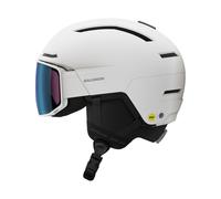 Salomon - Helmet with photochromic visor/peak - Driver Pro Sigma Photo Mips White for Men - Size M White M