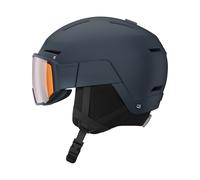 Salomon - Helmet with visor/peak - Osmo Dress Blue/Univ for Men - Size 59-62 cm - Navy Navy 59-62 cm