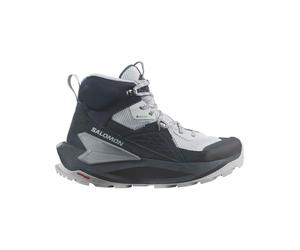 Salomon - Hiking Boots - Elixir Mid Gtx W Carbon/Pearl Blue/Flint Stone for Women - Size 4,5 UK - Grey Grey 4.5 UK