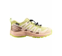 Salomon - Hiking day shoes - XA Pro V8 WP J Endive/Burro/Almond - Kid Size 35 - Yellow Yellow 35