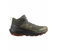 Salomon - Hiking shoes in GORE-TEX - Elixir Activ Mid GTX M Peat / Black / Caramel Cafe for Men - Size 9 UK - Brown Brown 9 UK