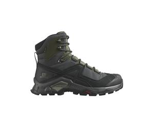 Salomon - Hiking shoes in GORE-TEX - Quest Element Gtx Black/Deep Lichen for Men in Leather - Size 10 UK Black 10 UK