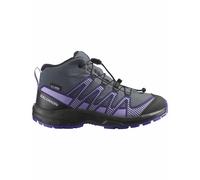 Salomon - Hiking shoes - XA Pro V8 Mid WP J Turbulence/Black - Kid Size 36 - Purple Purple