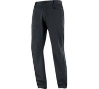 Salomon - Hiking trousers - Wayfarer Warm Pants M Deep Black for Men in Softshell - Size 38 FR Black 38 FR