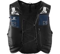 Salomon Hydra 8 Unisex Hydration Vest with 2 Soft Flasks (500ml), Trail Running