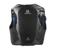 Salomon Adv Hydra Vest 8 Unisex Hydration Vest Trail running Hiking, Comfort and Stability, Quick Access to Hydration, and Simplicity, Black, S