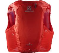 Salomon Adv Hydra Vest 8 Unisex Hydration Vest Trail running Hiking, Comfort and Stability, Quick Access to Hydration, and Simplicity, Red, L