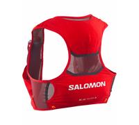 Salomon - Hydration vest - S/Lab Pulsar 3 Set Fiery Red / Andorra / Orange Pop - Size L Red