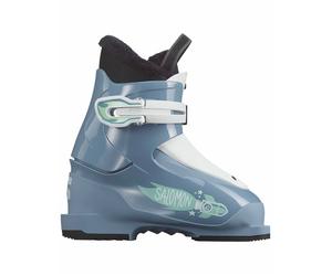 Salomon - Kid's ski boots - T1 Copen Blue/White/Spearmint - Kid Size 18 Blue 18