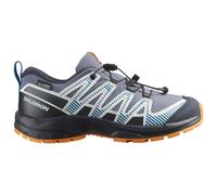 Salomon Xa Pro V8 Wp Hiking Shoes Blue EU 35 Girl