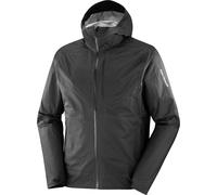 Salomon - Lightweight and waterproof protective jacket - Bonatti Waterproof Jkt M Deep Black for Men - Size S Black