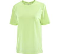 Salomon - Lightweight, quick-drying road running T-shirt - Shakeout Core SS Tee W Butterfly for Women - Size M - Green Green M