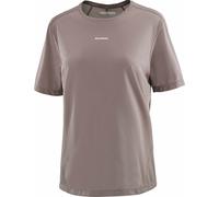 Salomon - Lightweight, quick-drying road running T-shirt - Shakeout Core SS Tee W Iron for Women - Size XS - Beige Beige XS