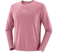 Salomon - Lightweight, quick-drying running T-shirt - Shakeout Core LS Tee M Dusky Orchid for Men - Size L - Burgundy Burgundy L