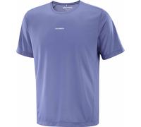 Salomon - Lightweight, quick-drying running T-shirt - Shakeout Core SS Tee M Marlin for Men - Size M - Purple Purple M