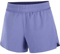 Salomon - Lightweight, quick-drying stretch shorts - Shakeout Core Shorts 4" W Marlin for Women - Size L - Purple Purple L