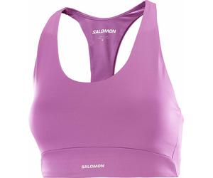 Salomon - Lightweight Stretch Bra in recycled Polyester - Shakeout Core Bra W Iris Orchid for Women in Recycled Polyester - Size S - Purple Purple S