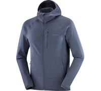 Salomon - Lightweight stretch fleece with zip - Sntial Lightwarm Hd M Blue Nights for Men - Size M Blue M