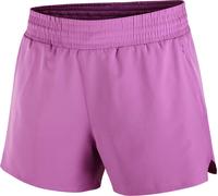 Salomon - Lightweight Stretch Road Running Shorts - Shakeout Core Shorts 4" W Iris Orchid for Women - Size L - Purple Purple L