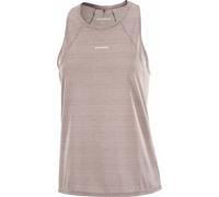 Salomon - Lightweight, Stretch running T-shirt - Shakeout Air Tank W Iron for Women - Size S - Beige Beige S