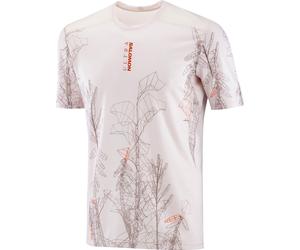 Salomon - Lightweight, Stretch T-shirt - Men's - S/Lab Ultra Tee Aop M - S/Lab Ultra Tee Aop M Lilac Ash for Men - Size S - Beige Beige S