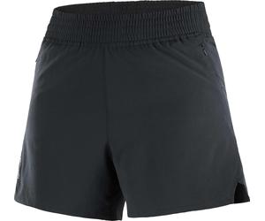 Salomon - Lightweight Stretch Trail Running Shorts - Shakeout Core Shorts 4" W Deep Black for Women in Recycled Polyester - Size XS Black XS