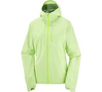 Salomon - Lightweight, waterproof and windbreaker trail running jacket - Bonatti Pro Jkt W Butterfly for Women - Size S - Green Green S