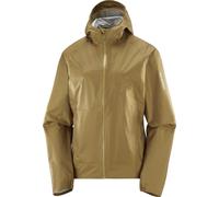 Salomon - Lightweight, waterproof Protection jacket - Bonatti WP Jkt W Brilliant Olive for Women - Size S - Khaki Khaki