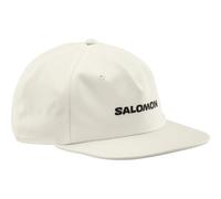 Salomon Logo Flat Cap-Whisper White S/M