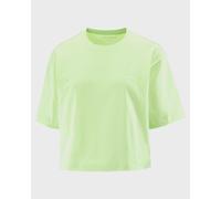 Salomon Logo Relaxed Short Sleeve T-Shirt Neon Green Women - M